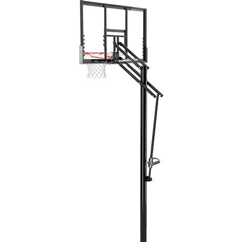 Spalding Pro Glide 54 in Inground Acrylic Basketball Hoop | Academy
