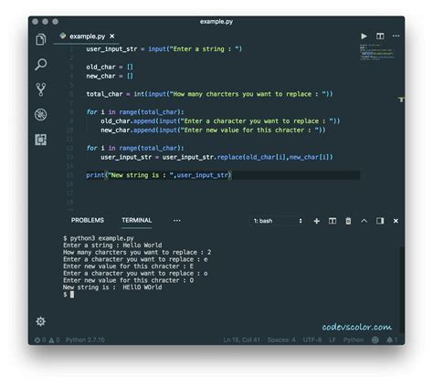How to Replace a Substring in a Python String 的图像结果