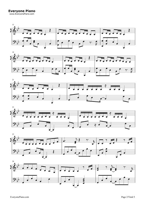See You Again-速度与激情7主题曲五线谱预览2-钢琴谱文件（五线谱、双手简谱、数字谱、Midi、PDF）免费下载