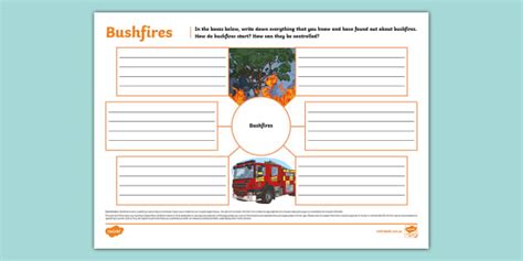 Bushfires Mind Map