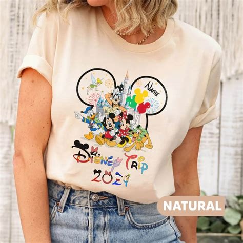 Personalized Disney Trip 2024 Mickey And Friends Disney T-Shirt, Disney ...