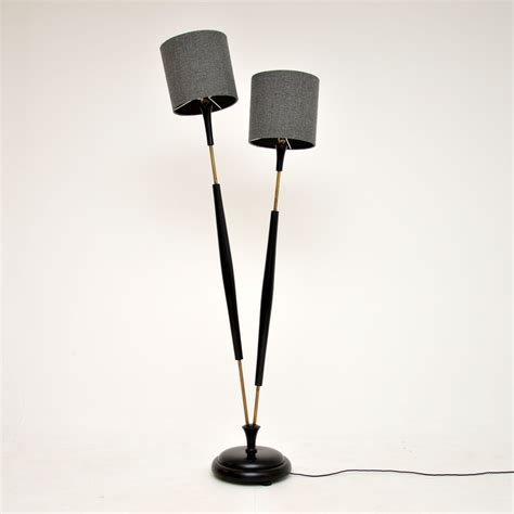 Vintage Two Headed Floor Lamp - Retrospective Interiors - Retro ...