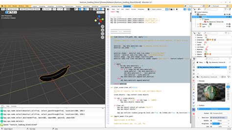 Bledner Python Texture 的图像结果