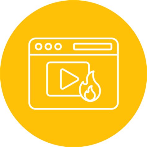 Trending video - Free web icons