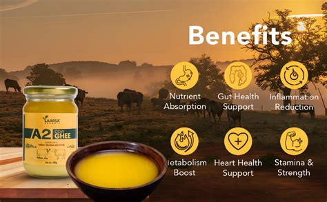 Laarsa Organic A2 Gir Cow Ghee | 100% Pure & Natural Bilona Ghee ...
