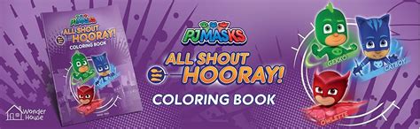 Buy PJ Masks - All Shout Hooray: Coloring Book For Kids Book Online at ...