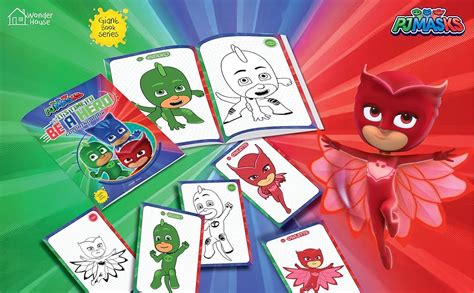 Buy Its Time to be a Hero: PJ Masks - Giant Coloring Book For Children ...