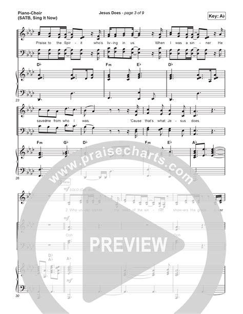 Jesus Does (Sing It Now) Sing It Now Sheet Music PDF (We The Kingdom ...