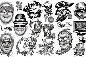 Jimmy buffett tattoo idea | TattoosAI