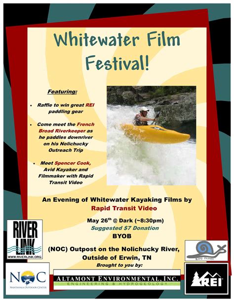 RiverLink and NOC Whitewater Film Festival on the Nolichucky River ...