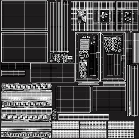 Floor Standing Full Server Rack Black 3D | 3D Molier International