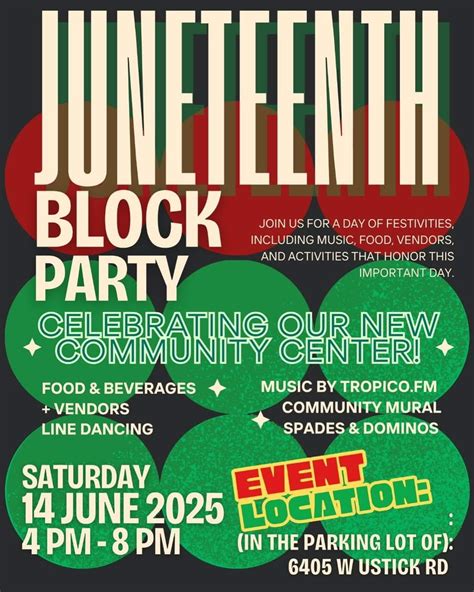 Juneteenth Block Party from 4-8pm, Downtown Boise City, 14 June 2025 ...