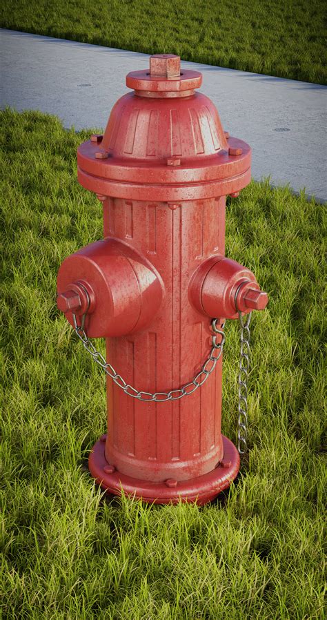 Fire Hydrant - 3D Model by threVerht