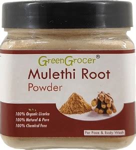 GreenGrocer Natural Mulethi Powder (Licorice Powder) For Face And ...