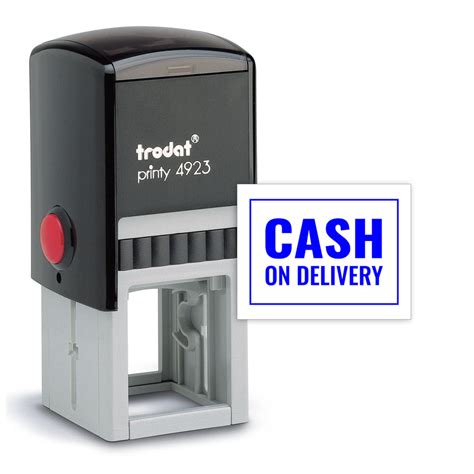 Trodat Customize Your Stamp with Ink Pad (Blue Ink Color) – Trodat Stamps