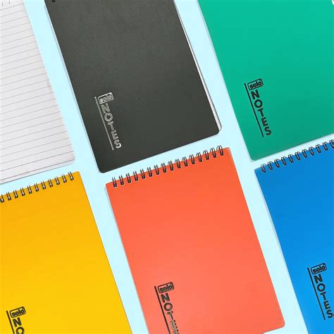 Notes Pad-Top Wiro/Spiral Bound | Single Line | A5 / B6 Size | 100 Pag ...