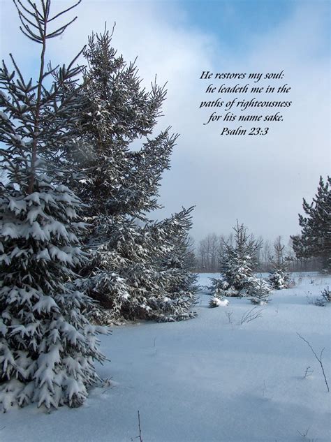 Image result for Snow Scene with Scripture
