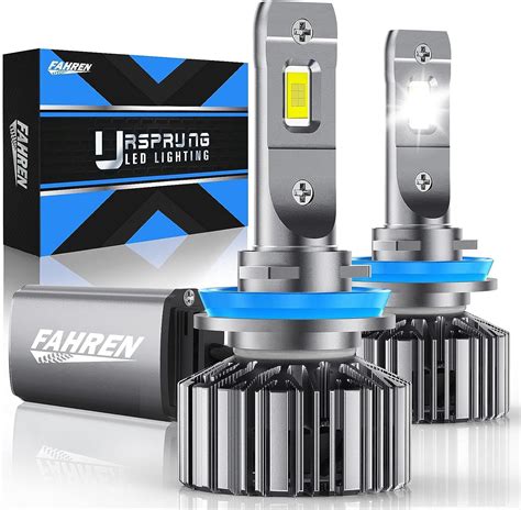 Fahren H11/H9/H8 LED Headlight Bulbs, 60W 10000 Lumens Super Bright LED ...
