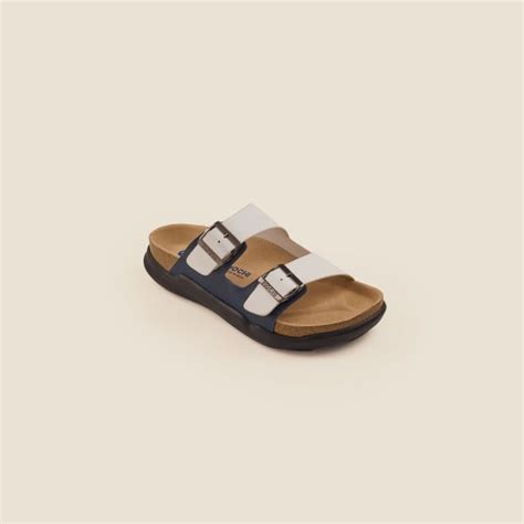 Buy Mochi Men White-Blue Casual Slippers Online | SKU: 16-754-56-40 ...