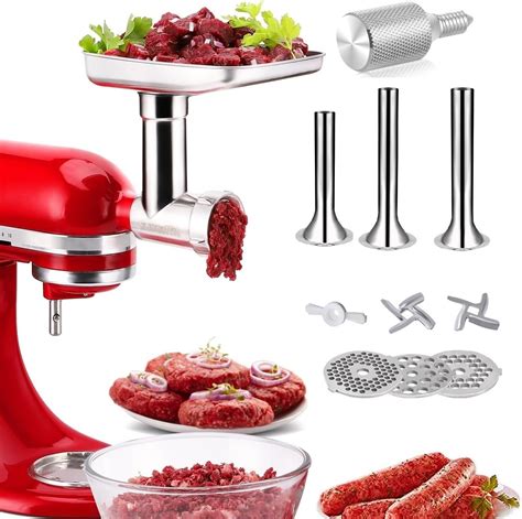 Amazon.com: FavorKit Stainless Steel Food Grinder Attachment for ...