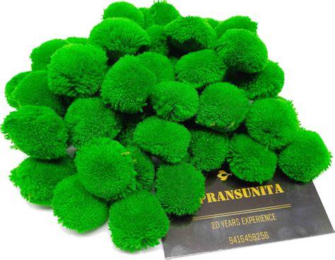 PRANSUNITA Original Pom Pom Wool Balls, Big Size -35 mm (3.5 cm) Used ...