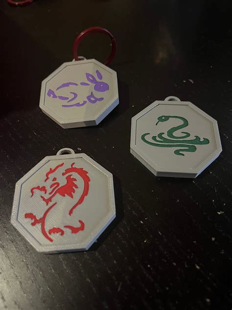 12 Jackie Chan Adventures Zodiac Talismans. 3D Printed and Hand Painted ...