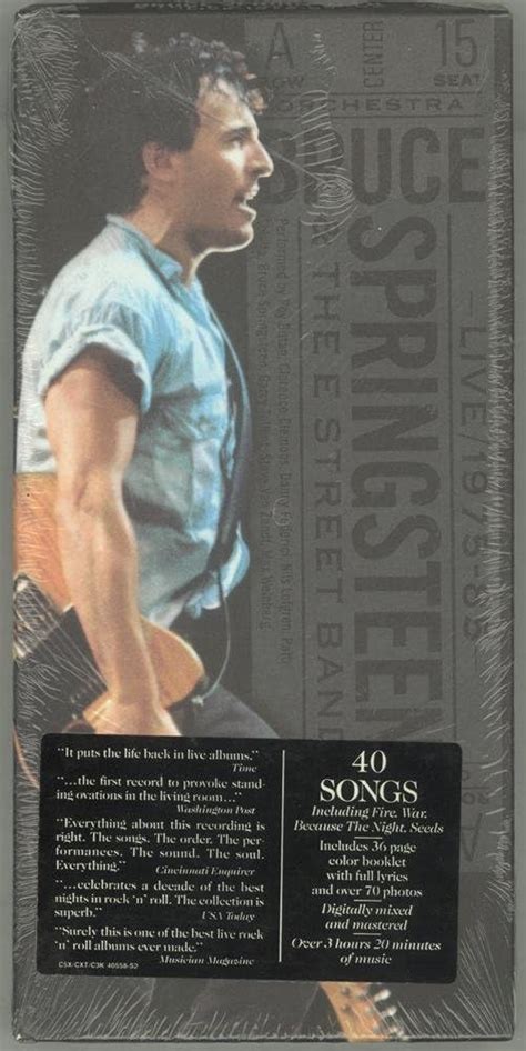 Bruce Springsteen Live 1985 的图像结果