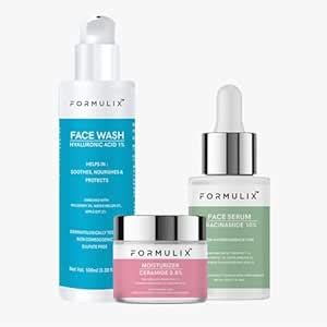 FORMULIX Clear Skin Confidence Kit, Niacinamide Face Serum30 ml ...