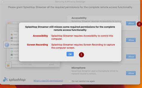 Splashtop Streamer permission settings on Mac OS – Splashtop Business ...