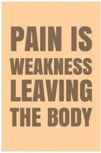 Pain Is Weakness Leaving The Body Gym Poster Art | Gym Motivation ...