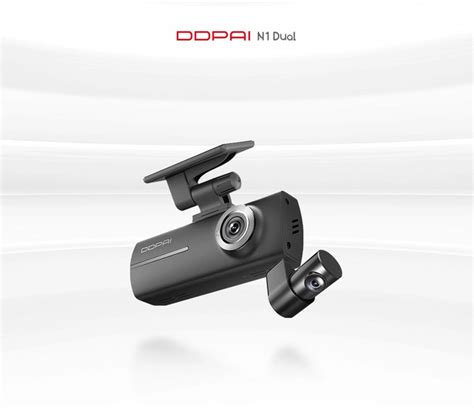 DDPAI N1 Dual Channel Car Dash Camera, 1296P + 1080P, F1.8 with NightV ...