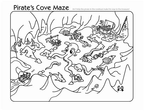 pin on kids - pirate maps maze printable pirate crafts - Nicky Gwenevere
