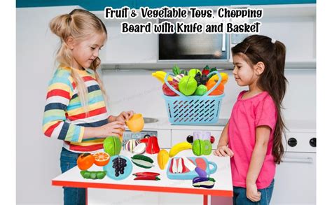 Buy FunBlast Fruits and Vegetables Play Set Toys, Realistic Sliceable ...