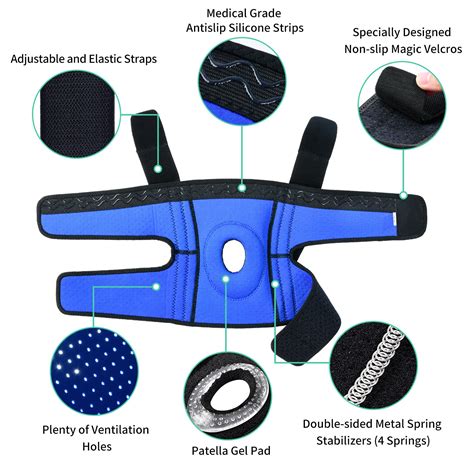 ABYON Plus Size Knee Braces for Knee Pain with Decompression Dual ...