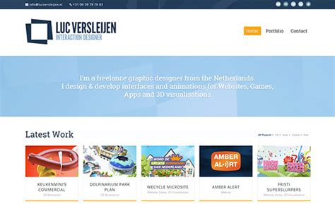 Luc Versleijen Portfolio,Best CSS, Website Gallery, CSS Galleries, Best ...