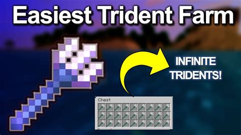 Image result for Minecraft Trident Farm Tutorial without Portal