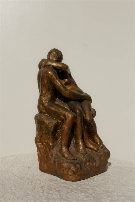 Vintage Rodin's The Kiss Sculpture - Gold | Garmentory