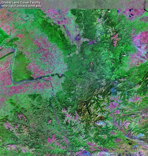 GIS-Lab: Получение данных Landsat/ETM+ 2000 года в виде мозаик