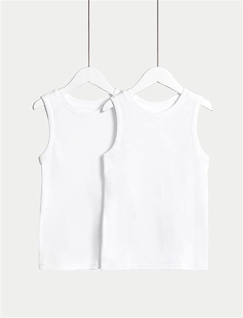 Buy 2 Pack Heatgen™ Thermal Vests (2-14 Yrs) at Marks & Spencer