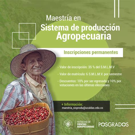 Inscripciones abiertas para la Maestría Producción Agropecuaría