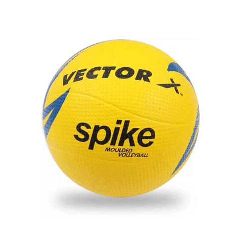 Vector X Spike Rubber Moulded Volleyball - Size: 4 (Pack of 1)