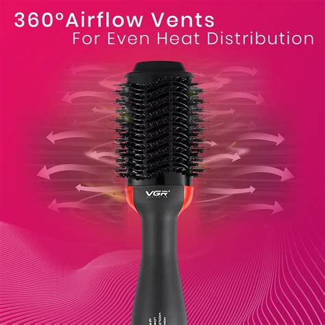 VGR V-416 Professional Hot Air Brush for Women, Black