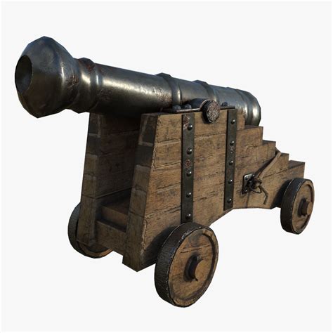 Cannon Free 3D Models download - Free3D