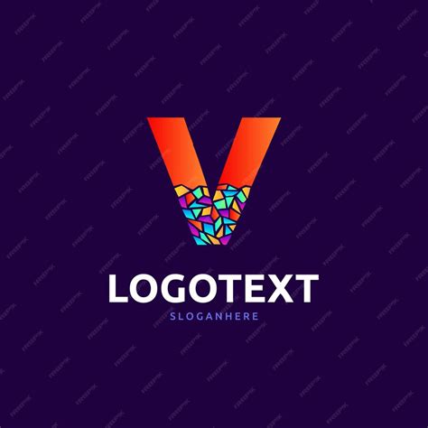 Le logo de la lettre V | Vecteur Premium