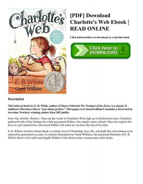 [PDF] Download Charlotte's Web Ebook READ ONLINE
