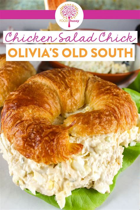 Chicken Salad Chick Olivia's Old South | Chicken salad recipe easy ...