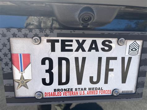 Texas Personalized License Plates Application