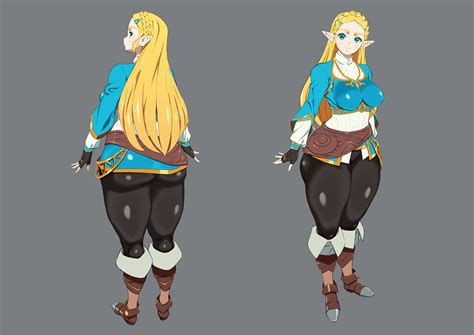 princess zelda (the legend of zelda and 1 more) drawn by ika_daishougun ...