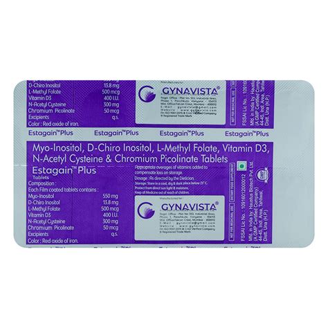 Estagain Plus Tablet | Uses, Side Effects, Price | Apollo Pharmacy