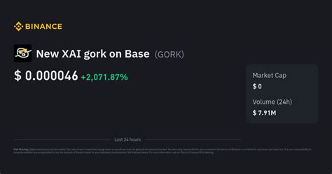 New XAI gork on Base Price Today | GORK to USD Live Price, Market Cap ...